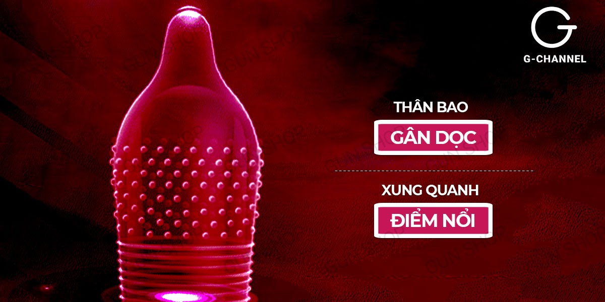 Bao cao su Feel 4 in 1 Kéo dài thời gian Hộp 12 Cực đã