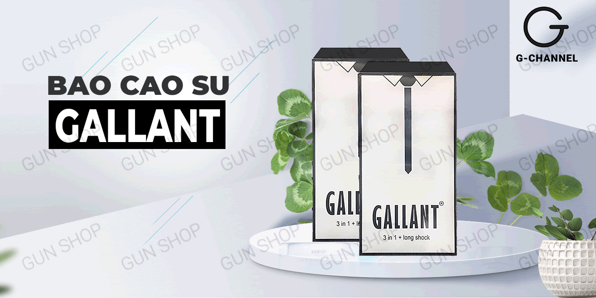 Bao Cao Su Gallant 3 Trong 1 Kéo Dài Hộp 10 Cực Đỉnh