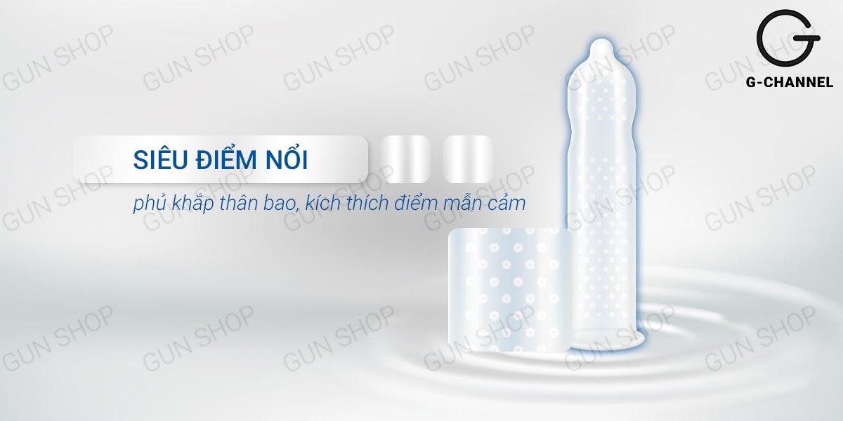 Đại lý Bao cao su gân gai Innova Đen Kéo dài thời gian 12 cái giá sỉ