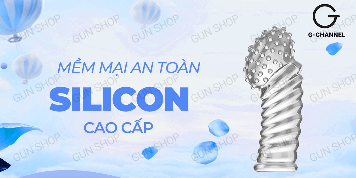 Bao cao su ngón tay Aichao G-spot gai lớn siêu kích thích