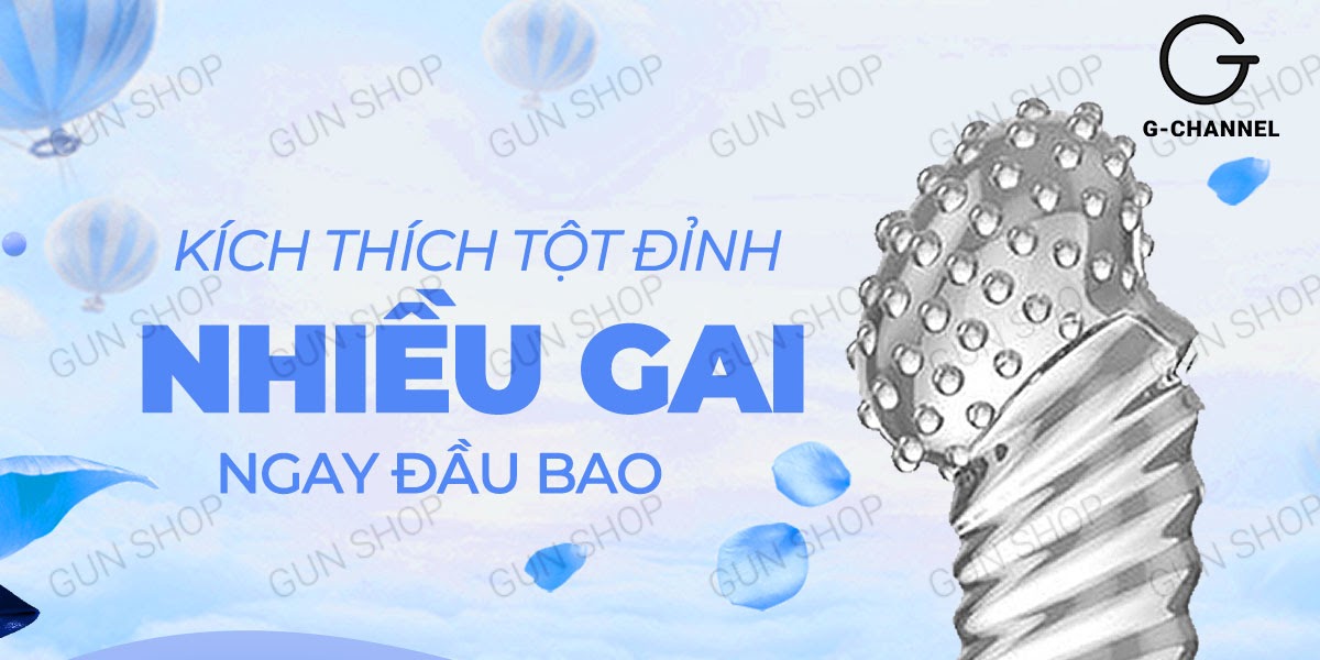 Bao cao su ngón tay Aichao G-spot gai lớn siêu kích thích