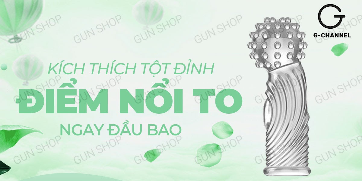 Bao Cao Su Ngón Tay Aichao G-Spot Gai Nổi Lớn Kích Thích Mua