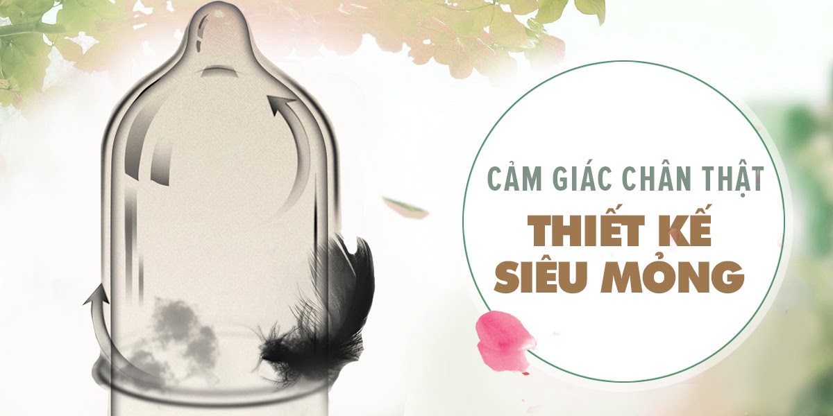 Bao cao su Quinn Nude Fit siêu mỏng an toàn không tuột 12 cái
