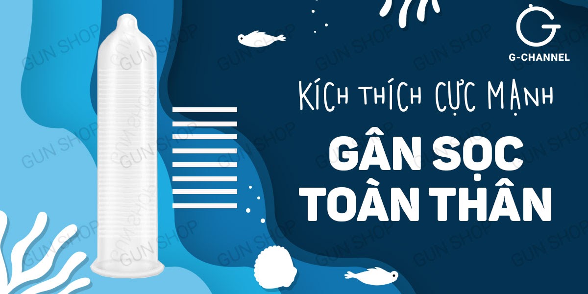 Bao cao su Shell Seahorse Kéo dài thời gian Hộp 3 cái