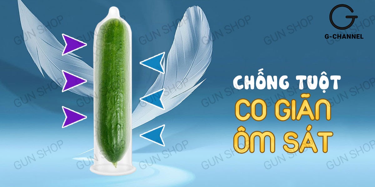 Bao cao su Shell Intense siêu mỏng 0.04mm hộp 3 cái an toàn êm ái