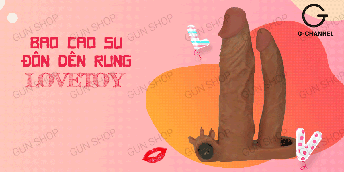 Đánh giá Bao cao su đôn dên tăng kích thước rung mạnh Lovetoy 2 đầu  nhập khẩu