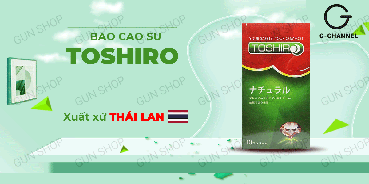 Bao Cao Su Toshiro Trơn Siêu Mỏng Hộp 10 Cái Giá Tốt