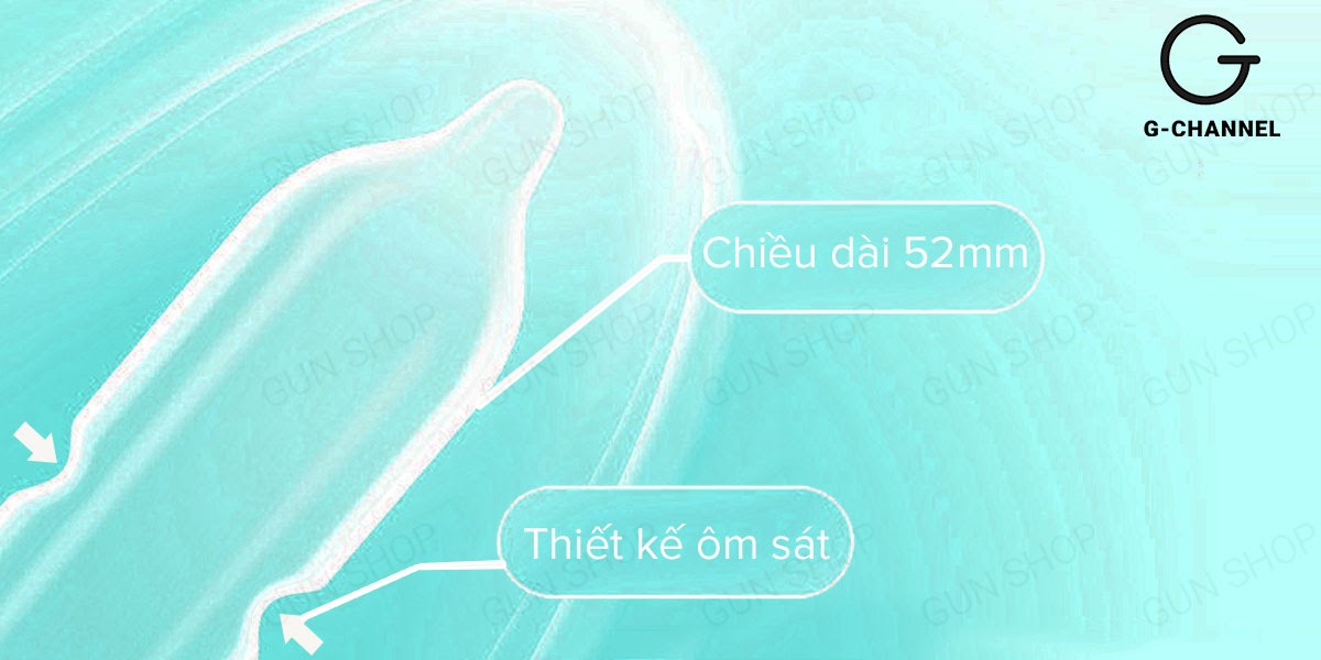 Bao cao su Up To Top 0.Zero siêu mỏng 12 cái an toàn dễ chịu