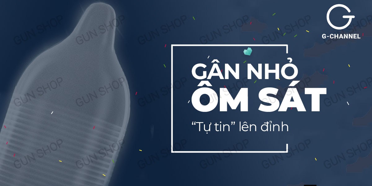 Bao cao su Usupita siêu mỏng gân nổi an toàn thoải mái hộp 4
