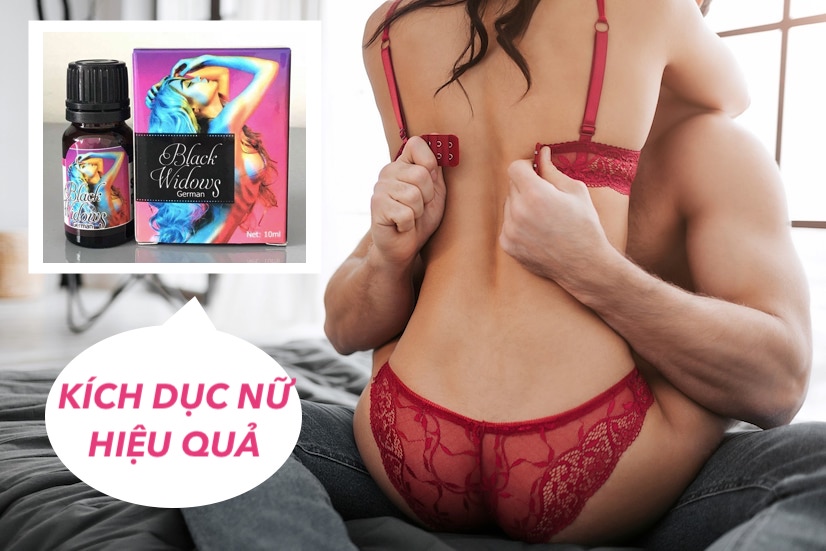 Thuốc kích dục nữ Black Widow German nước không mùi mạnh giá tốt