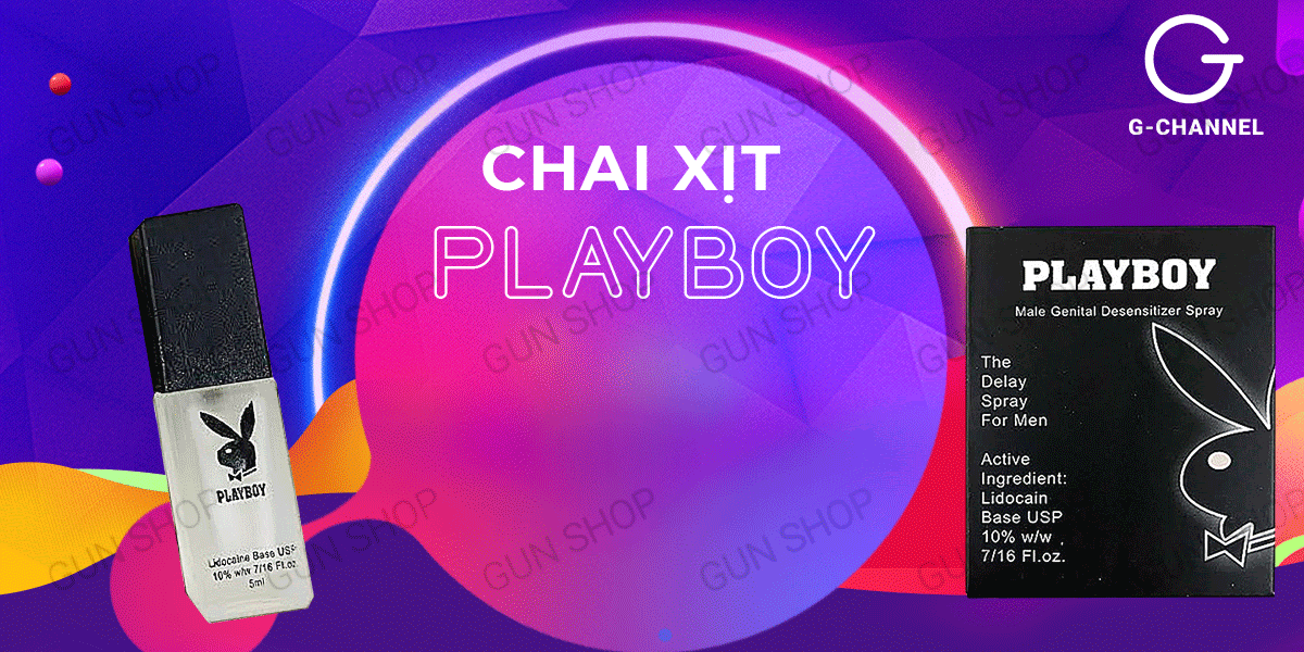 Giá sỉ Chai xịt Anh Playboy - Kéo dài thời gian - Chai 5ml  chính hãng