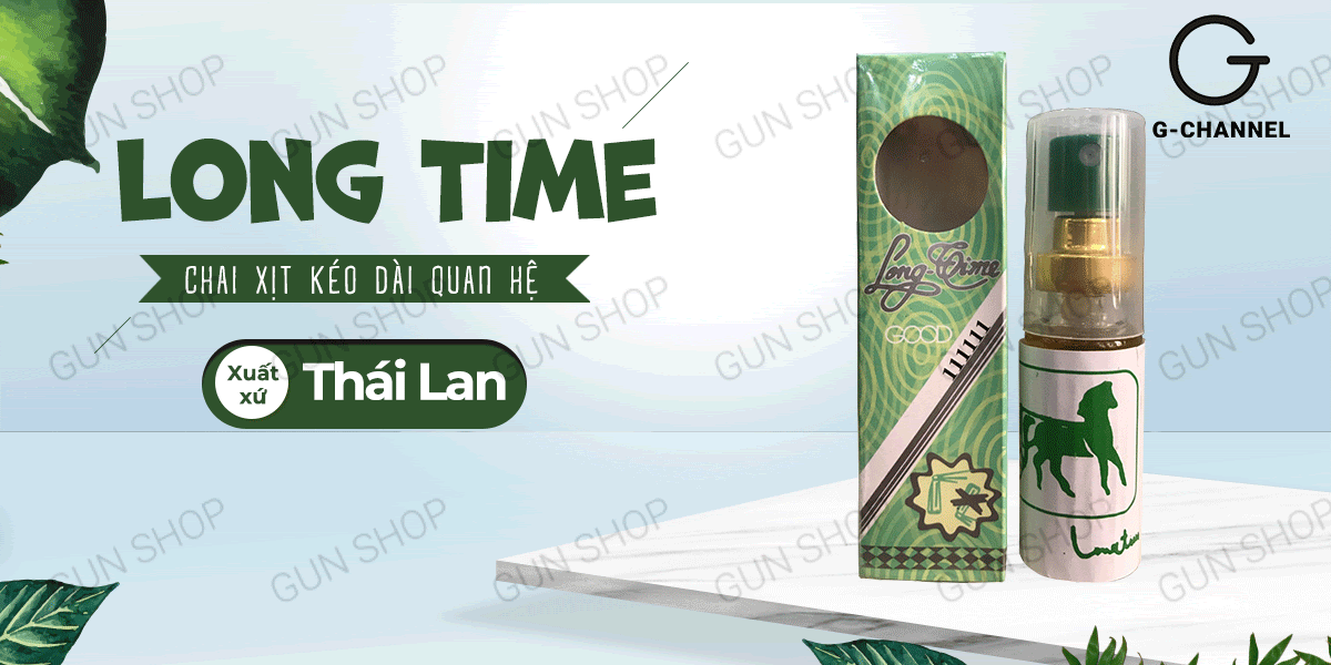 Kho sỉ Chai xịt Thái Lan Longtime - Kéo dài thời gian - Chai 5ml  chính hãng