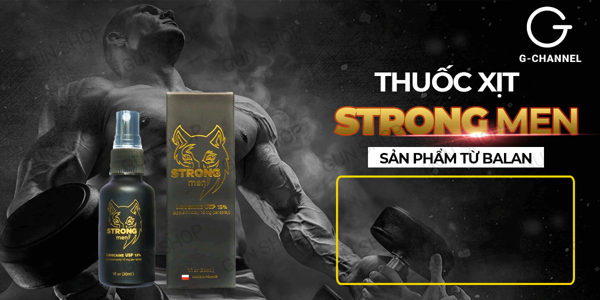Xịt Balan Strong Men 30ml kéo dài quan hệ - Giá tốt