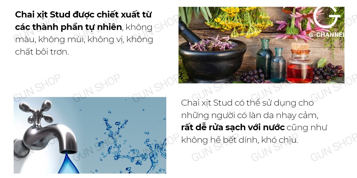 Stud 100 chai 13ml xịt kéo dài thời gian bền lâu an toàn
