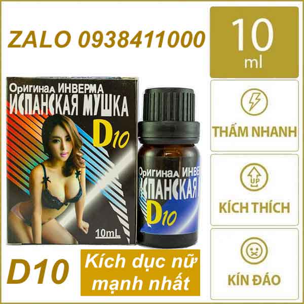 Kho sỉ D10 Thuốc Kích Dục Nữ Dạng nước chính hãng Nga giá rẻ