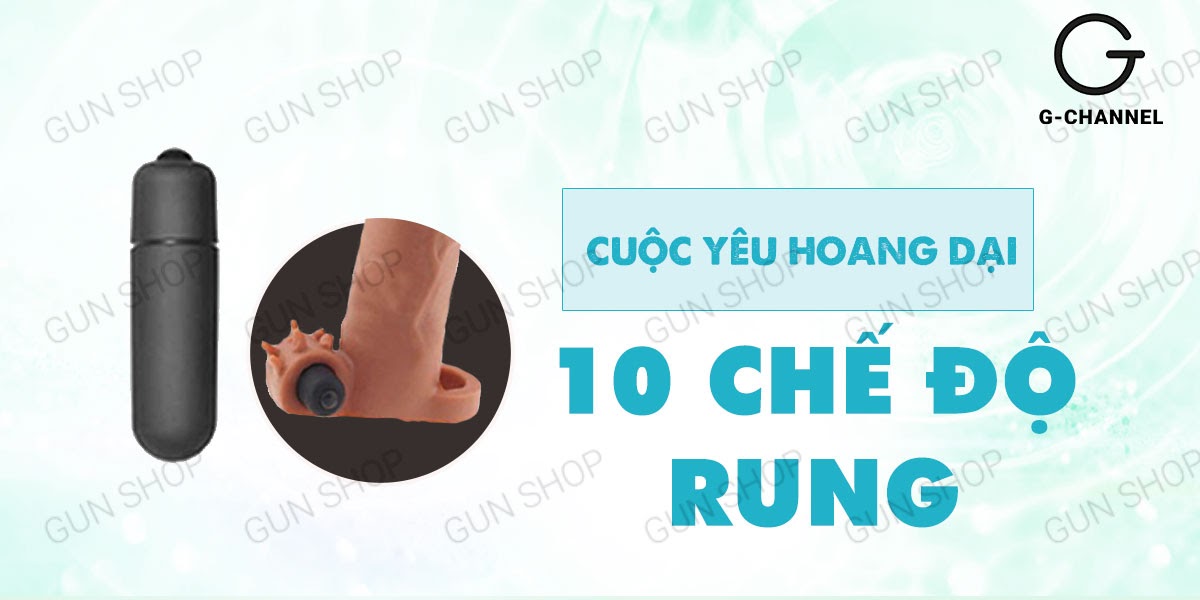 Bao cao su rung Lovetoy Pleasure X-Tender kéo dài kích thước mạnh mẽ