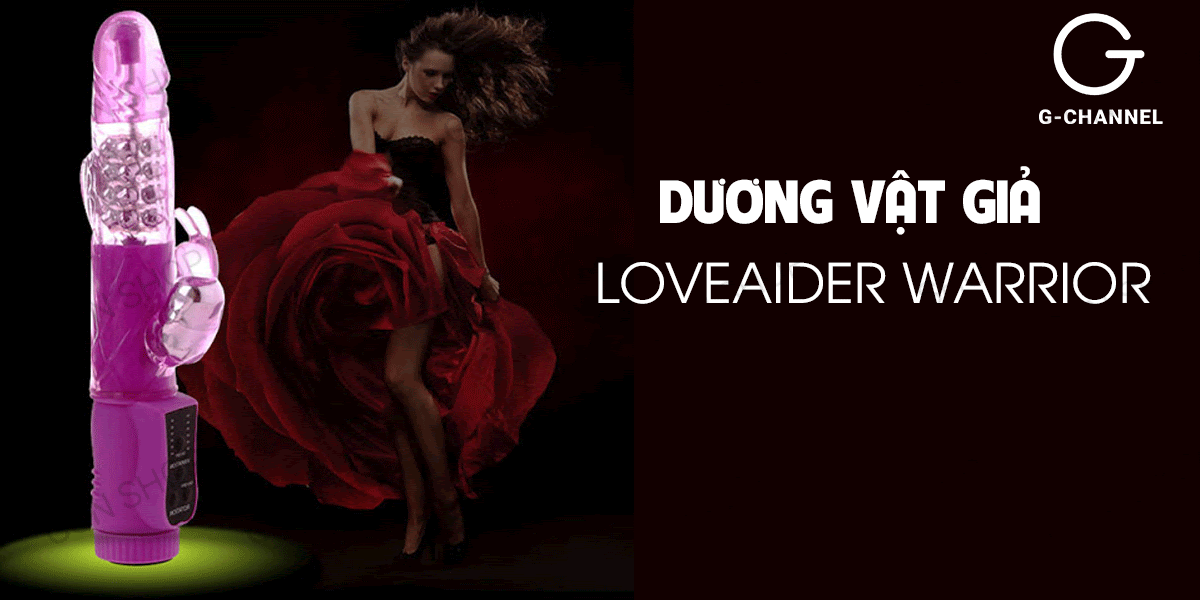 Buy Dương Vật Giả 2 Đầu Rung Xoay Đa Hướng Loveaider Warrior