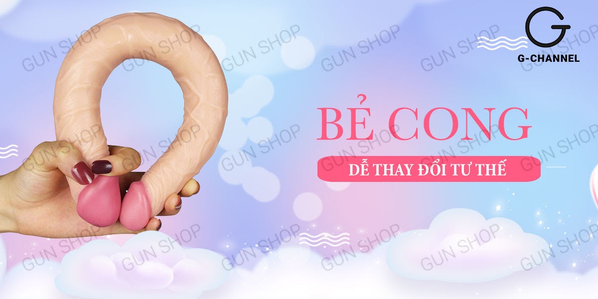 Dương Vật Giả 2 Đầu Mềm Dẻo Uốn Cong Đa Chiều - Lovetoy