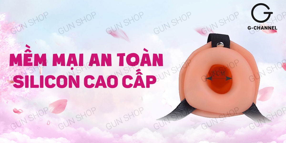 Dương Vật Giả 2 Đầu Rung Dây Đeo Pin Kích Thích Lovetoy Unisex