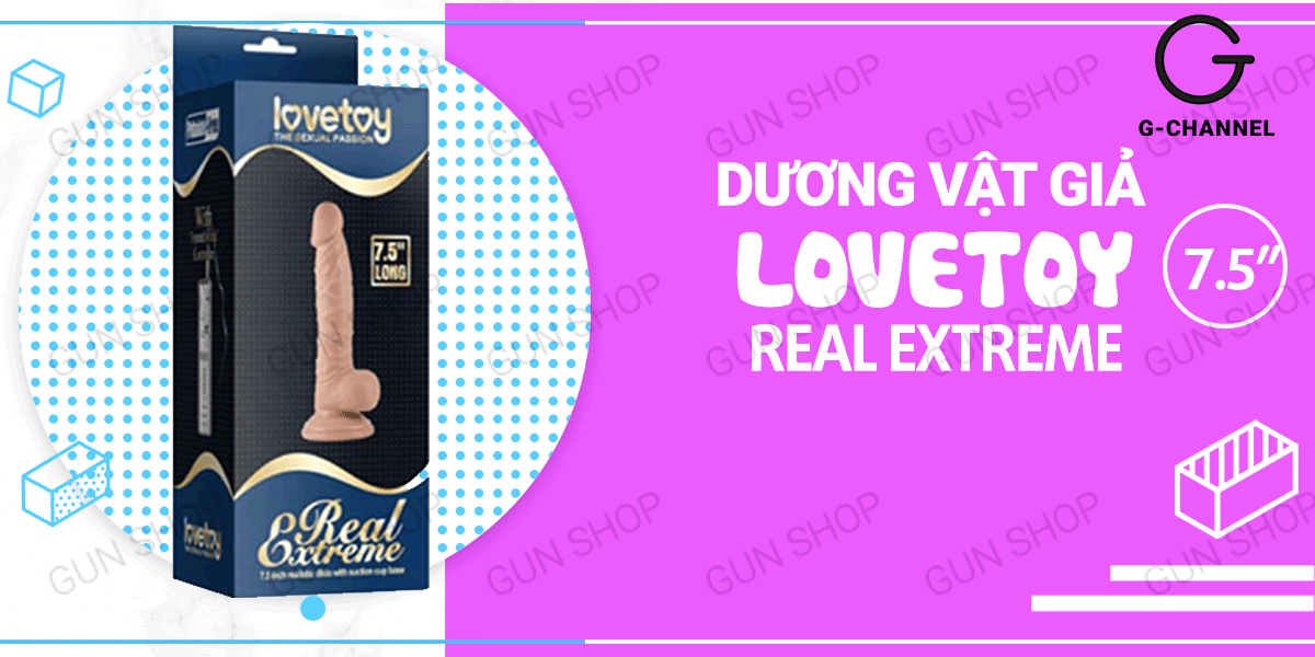 Đánh giá Dương vật giả dính tường 3 cường độ rung pin - Lovetoy Real Extreme 7.5  có tốt không?