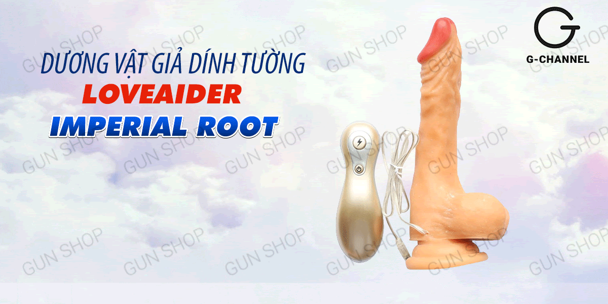 Shop bán Dương vật giả dính tường - Loveaider Imperial Root  nhập khẩu
