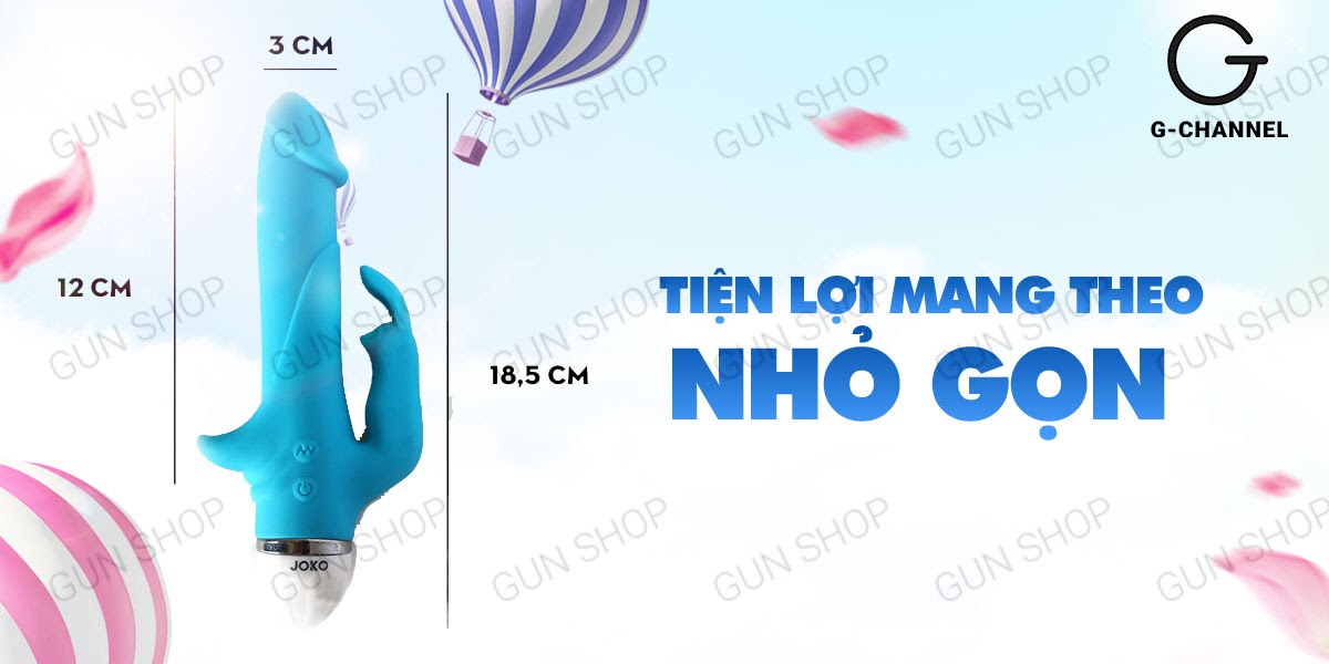 Máy rung dương vật giả đa chế độ Joko Spray pin bền kích thích