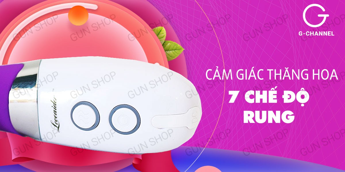 Dương vật giả Loveaider Erlang 7 chế độ rung sạc điện mạnh mẽ