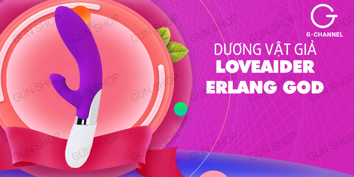 Dương vật giả Loveaider Erlang 7 chế độ rung sạc điện mạnh mẽ