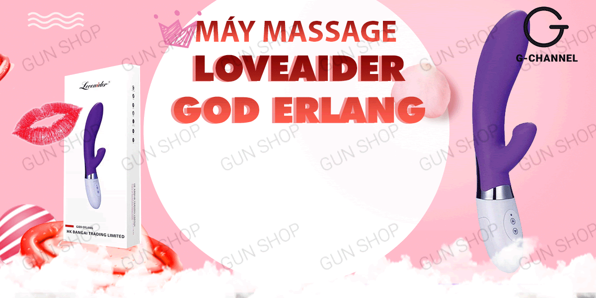 Dương Vật Giả Đa Chế Độ Rung Loveaider God Erlang Pin Khỏe