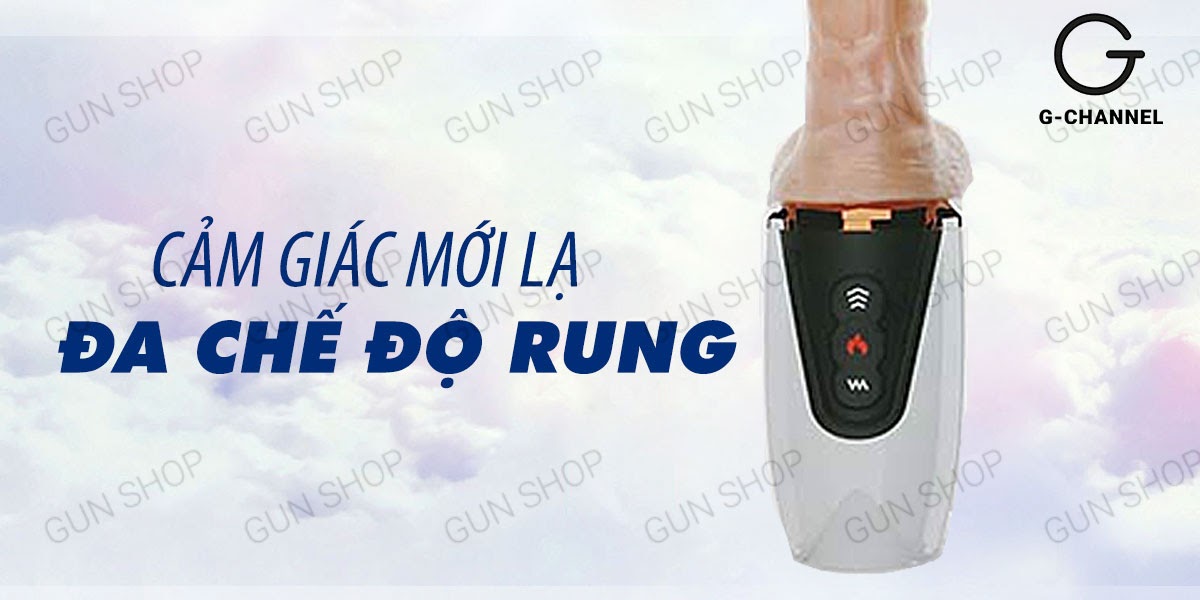 Dương vật giả Dibe rung thụt tỏa nhiệt sạc USB nhập khẩu giá tốt