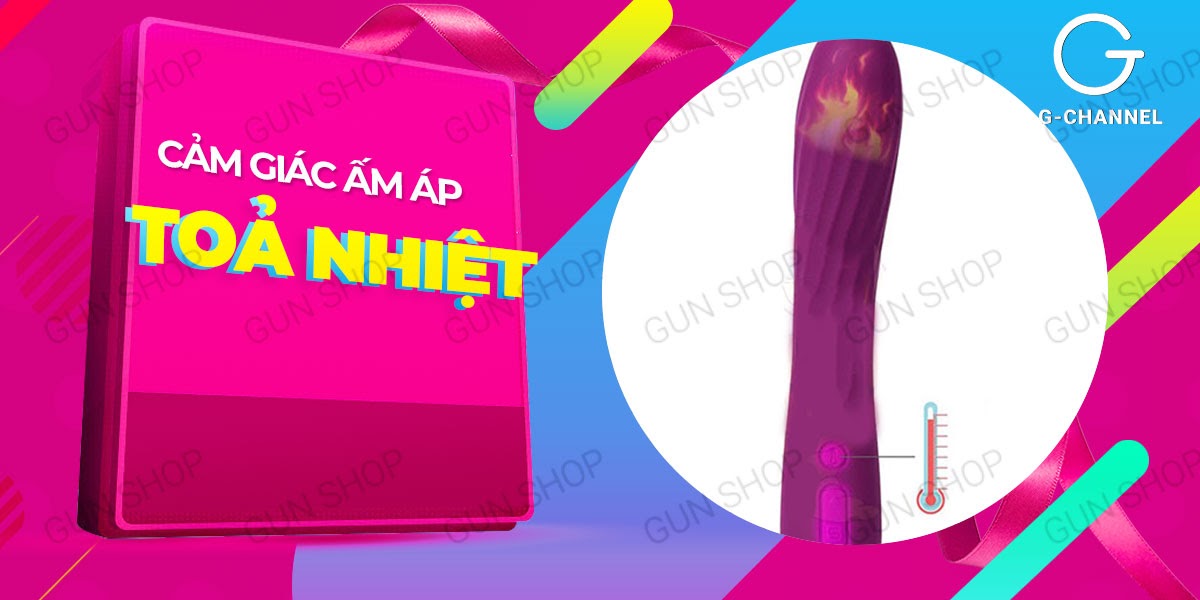 Giá sỉ Dương vật giả động cơ rung kép mạnh mẽ chế độ sưởi ấm sạc điện  cao cấp