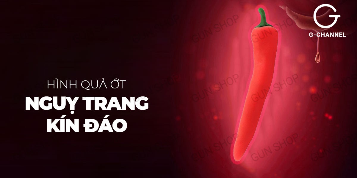 Dương vật giả rung quả ớt đa chế độ sạc điện cao cấp Wistone
