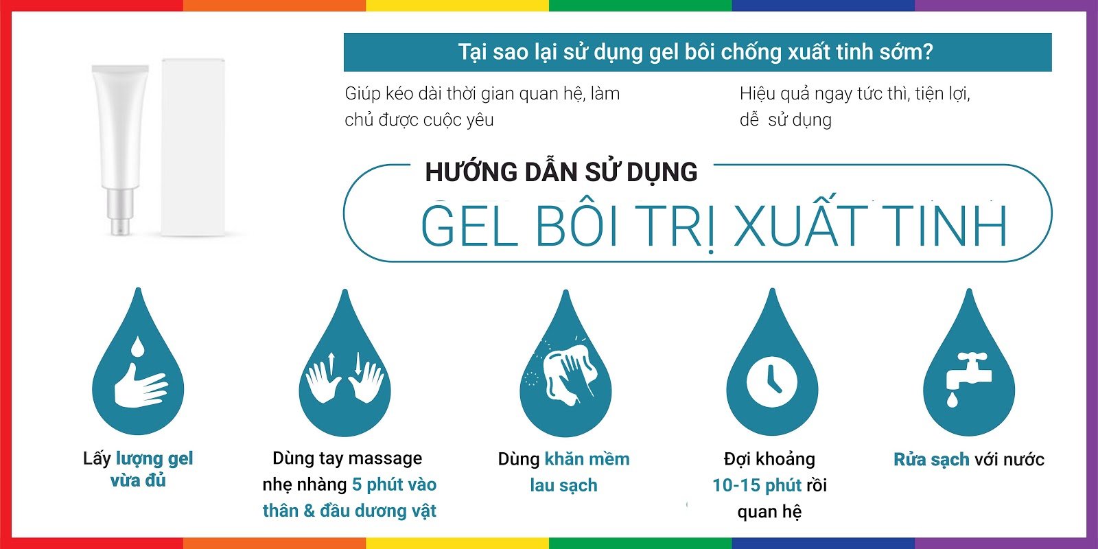 Gel Emla Cream 5% 5g chống xuất tinh sớm tăng khoái cảm