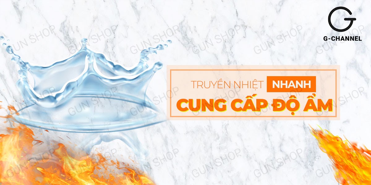 Gel bôi trơn hậu môn nóng ấm Shell Supermen 90ml tăng khoái cảm