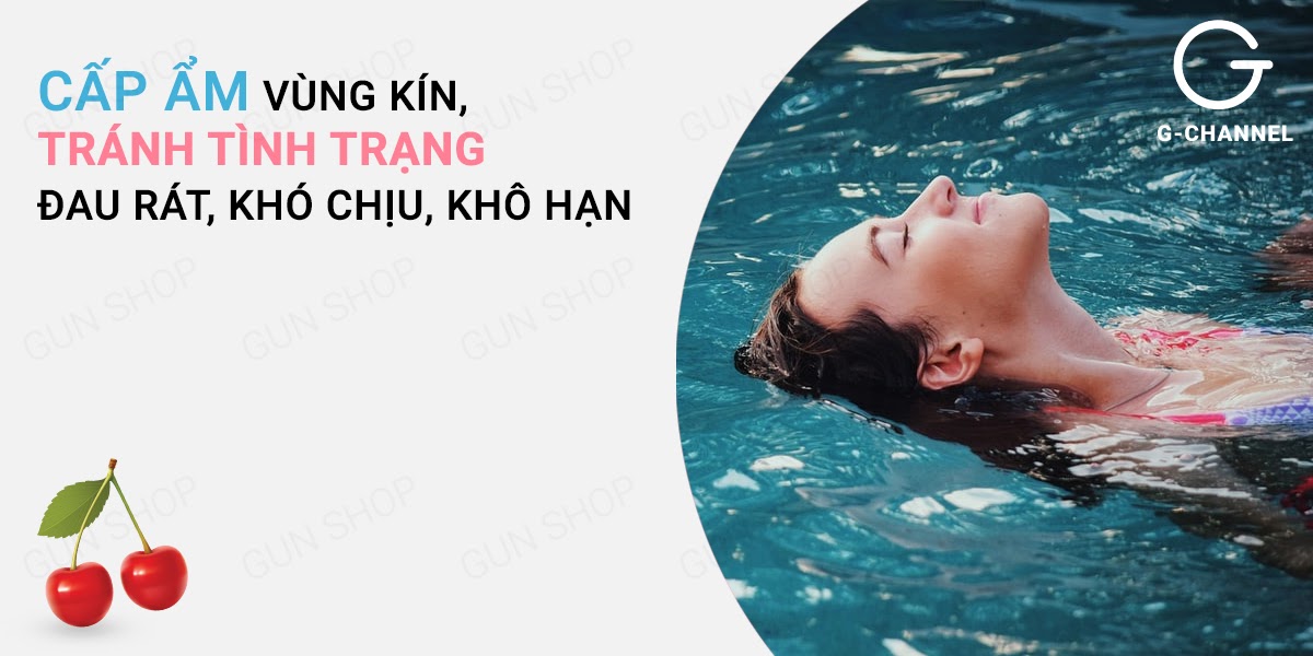 Gel Bôi Trơn Hot Kiss 100ml Hương Cherry Tự Nhiên Mượt Mà