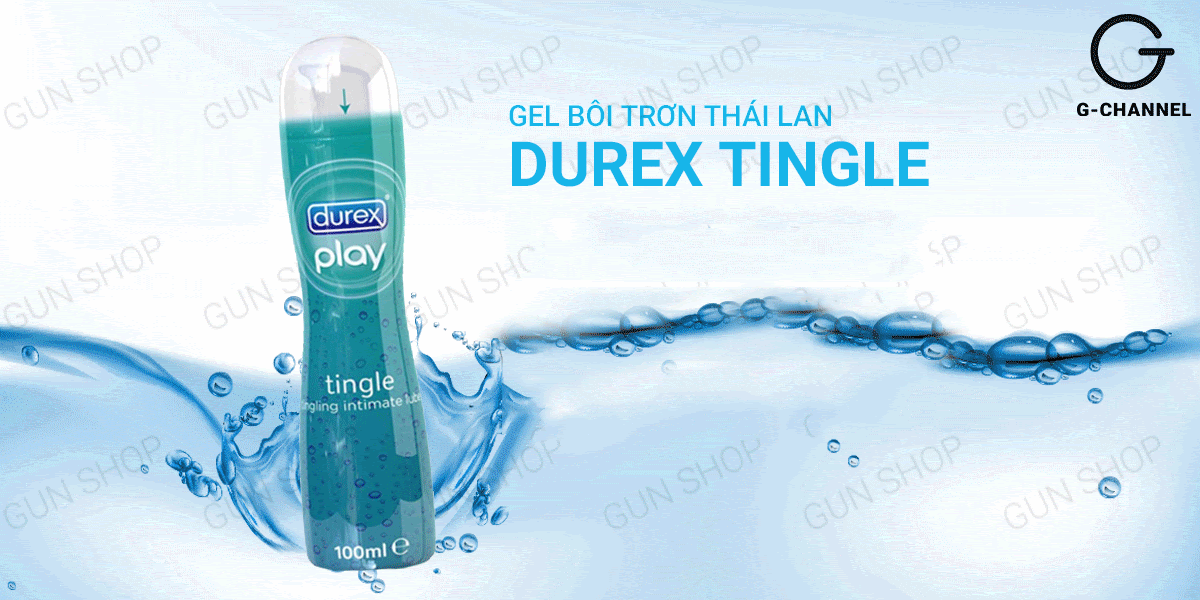 Gel bôi trơn Durex Tingle mát lạnh 100ml tăng khoái cảm siêu mềm mại