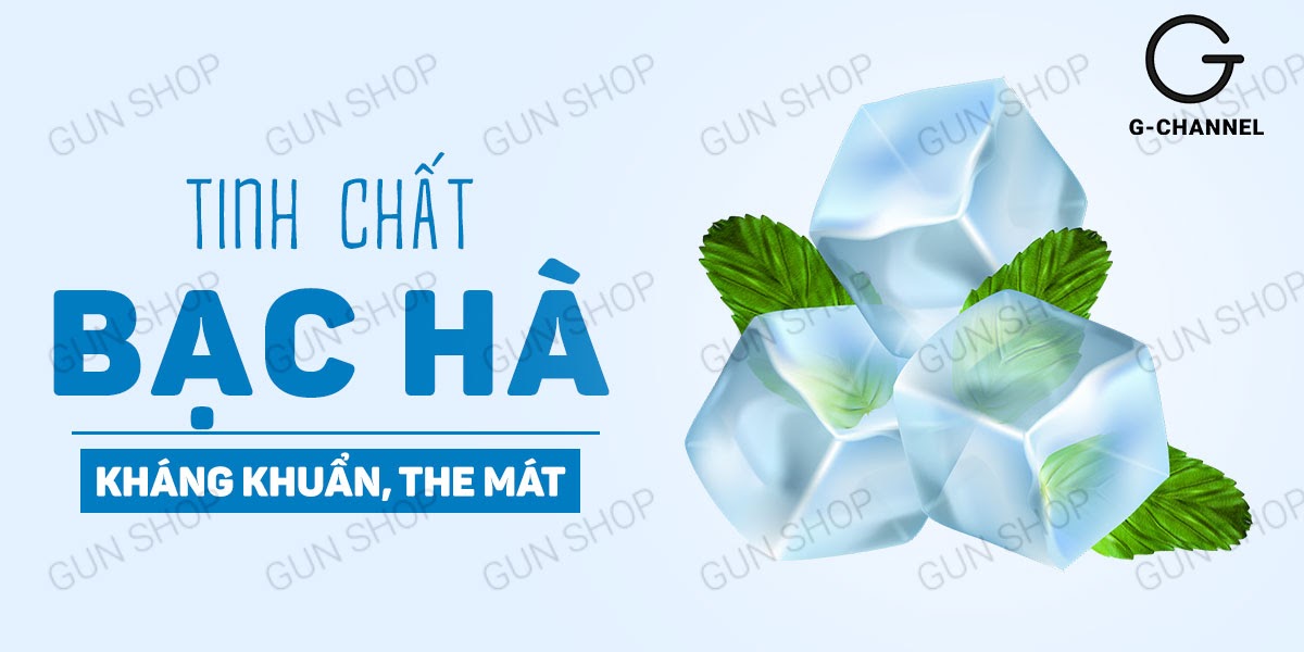 Gel bôi trơn bạc hà mát lạnh Lexy Cooling chai 55ml thơm mát dịu nhẹ