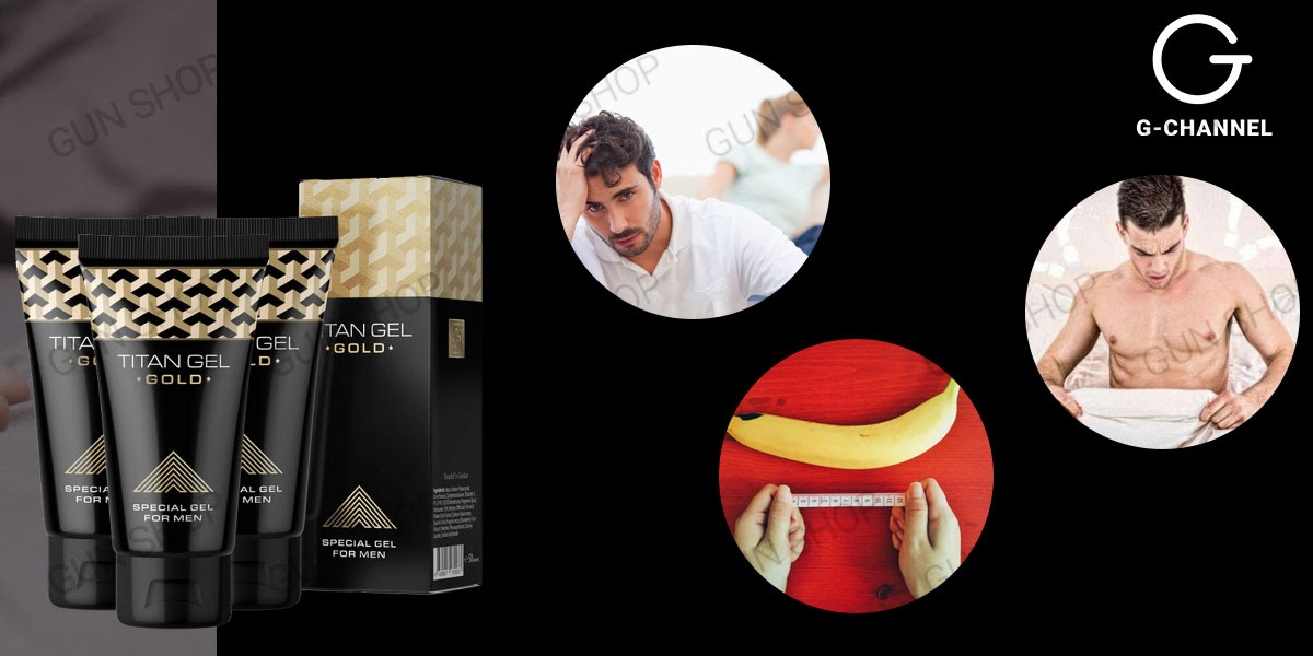 Gel Titan Gold 50ml cao cấp tăng kích thước hiệu quả an toàn