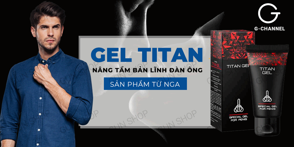 Gel bôi trơn Titan tăng kích thước tự nhiên chai 50ml siêu mạnh