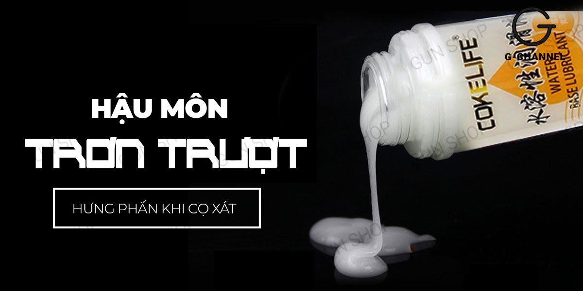 Gel bôi trơn tinh trùng Cokelife 300ml tăng khoái cảm, an toàn