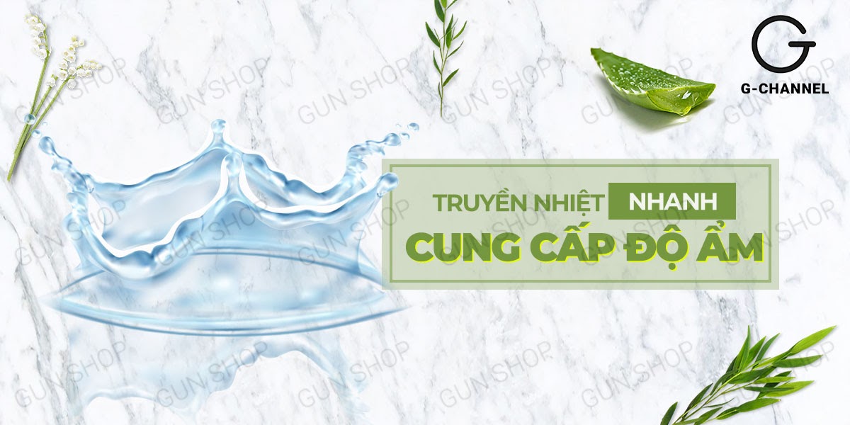 Nhập sỉ Gel bôi trơn hậu môn tinh chất lô hội - Shell Supermen Aloe Vera -  loại tốt