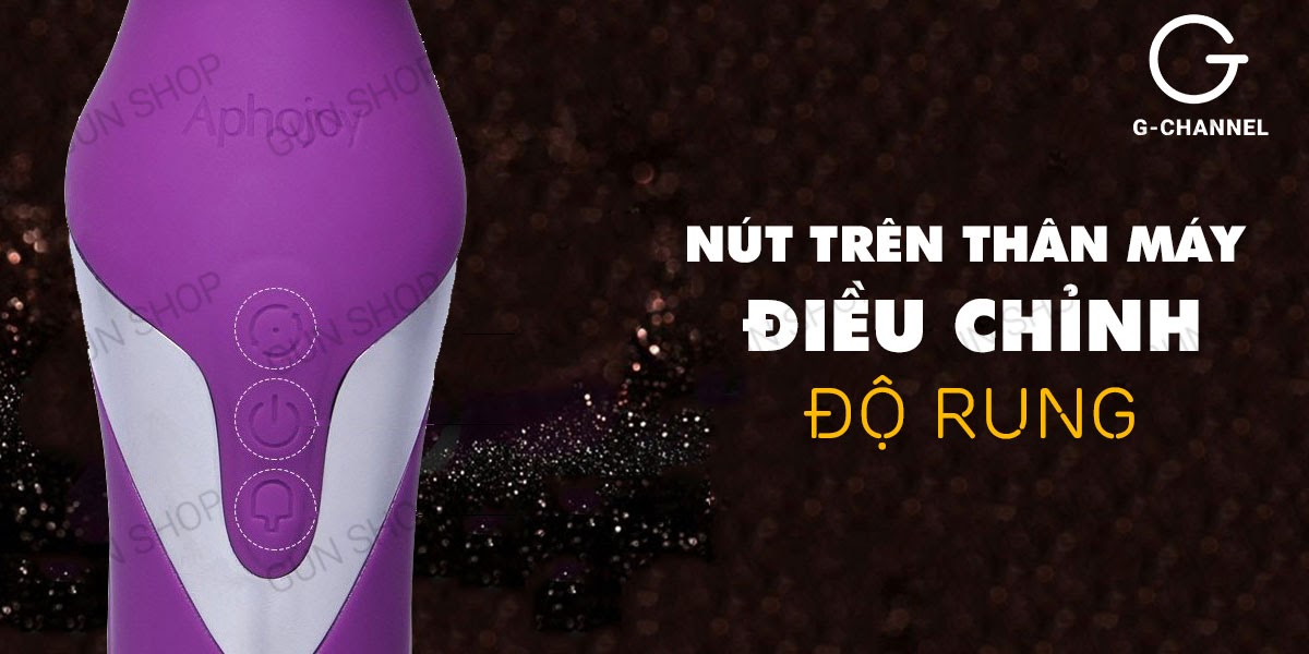 Máy Massage Rung 2 Đầu Sạc Điện Aphojoy Tiện Lợi Thoải Mái