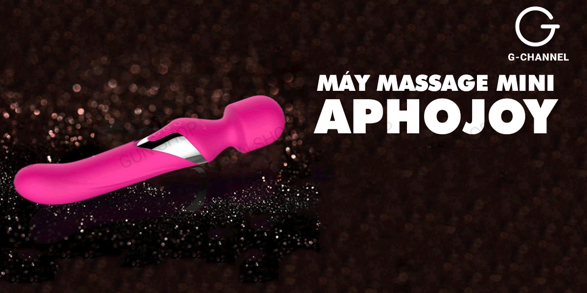 Máy Massage Rung 2 Đầu Sạc Điện Aphojoy Tiện Lợi Thoải Mái