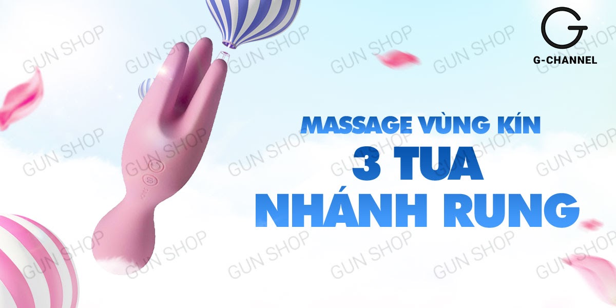 Máy massage 2 đầu sạc điện Svakom Nymph rung mạnh tăng khoái cảm