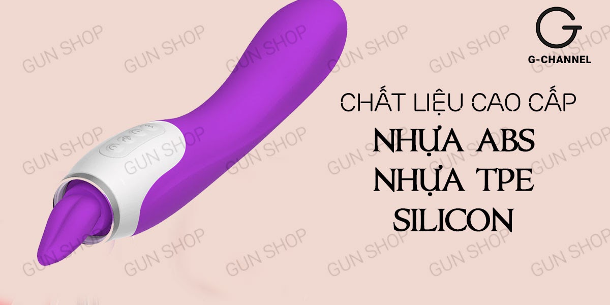 Bỏ sỉ Máy rung massage kích thích âm đạo 2 đầu rung có lưỡi giả hút liếm  giá sỉ