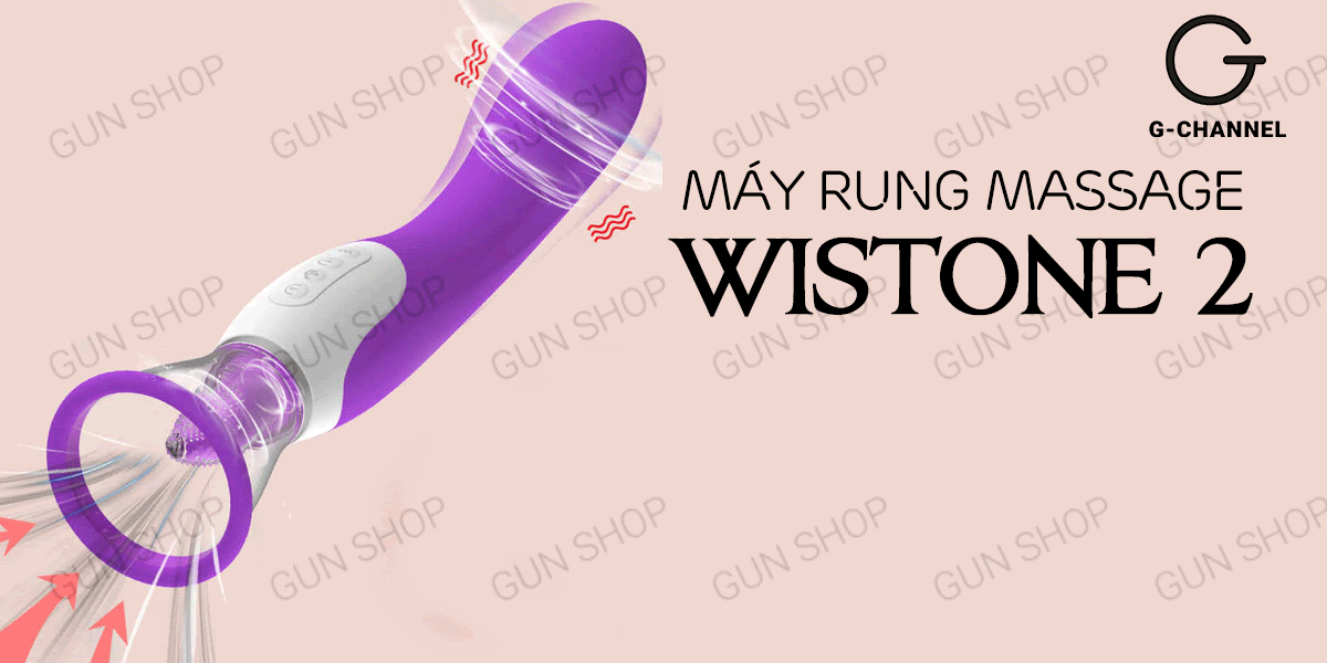 Bỏ sỉ Máy rung massage kích thích âm đạo 2 đầu rung có lưỡi giả hút liếm  giá sỉ