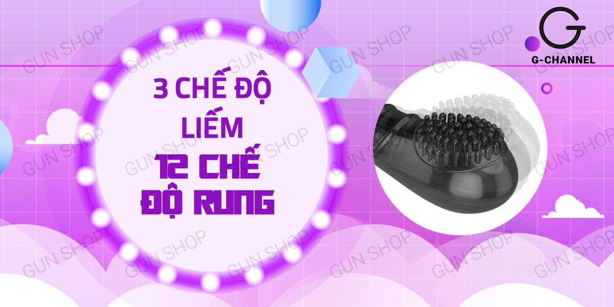 Ngón tay rung gai lớn mạnh mẽ tăng khoái cảm Aichao chính hãng