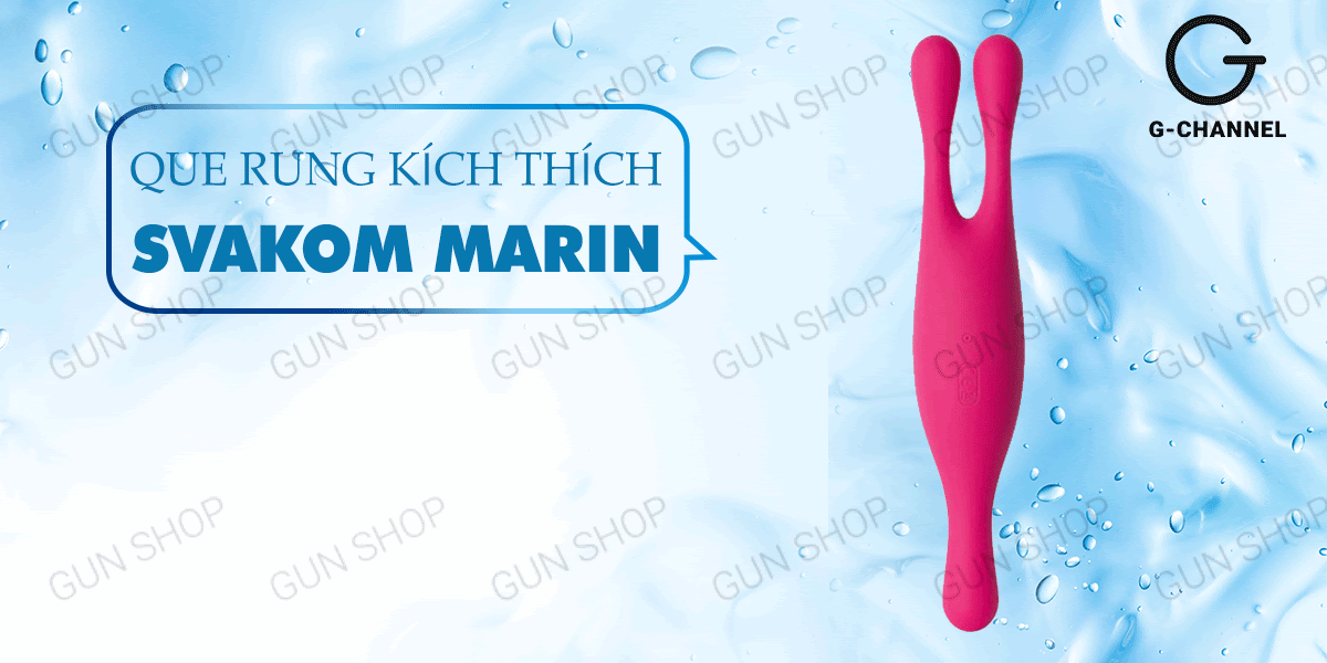 Que rung Svakom Marin sạc điện 11 chế độ rung đa năng kích thích