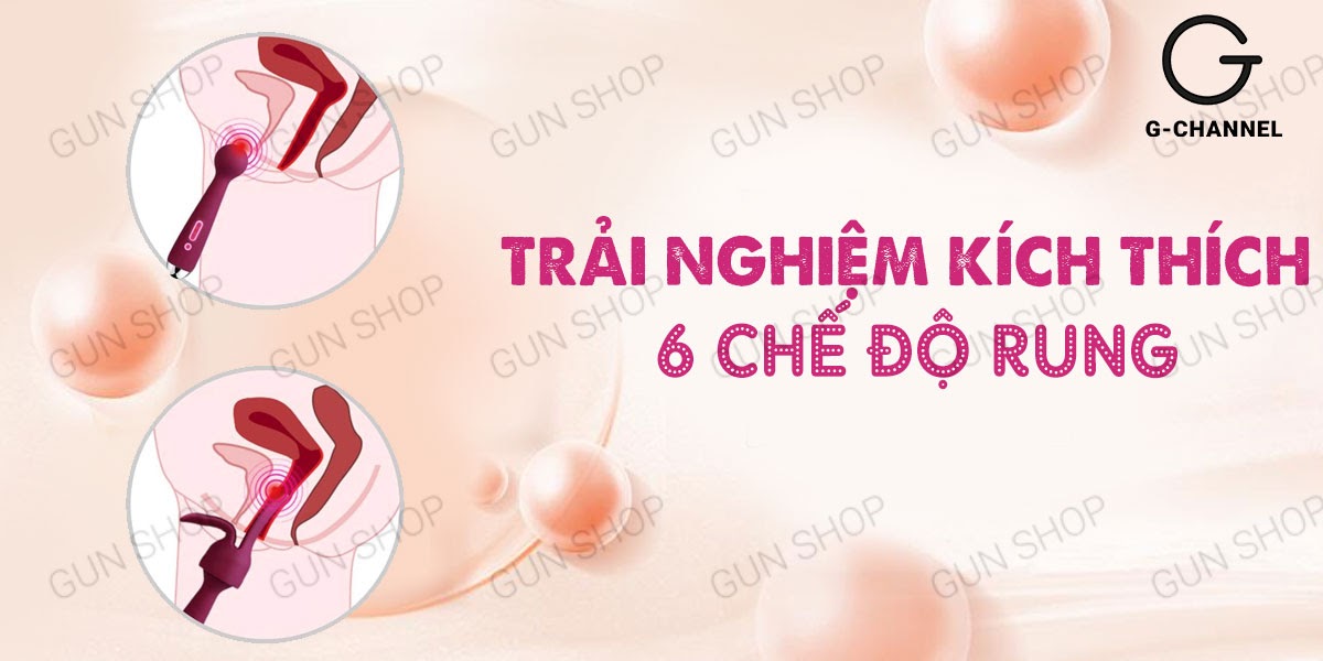 Que Rung Điểm G Svakom Mini Emma Rung Mạnh Sạc USB Kích Thích
