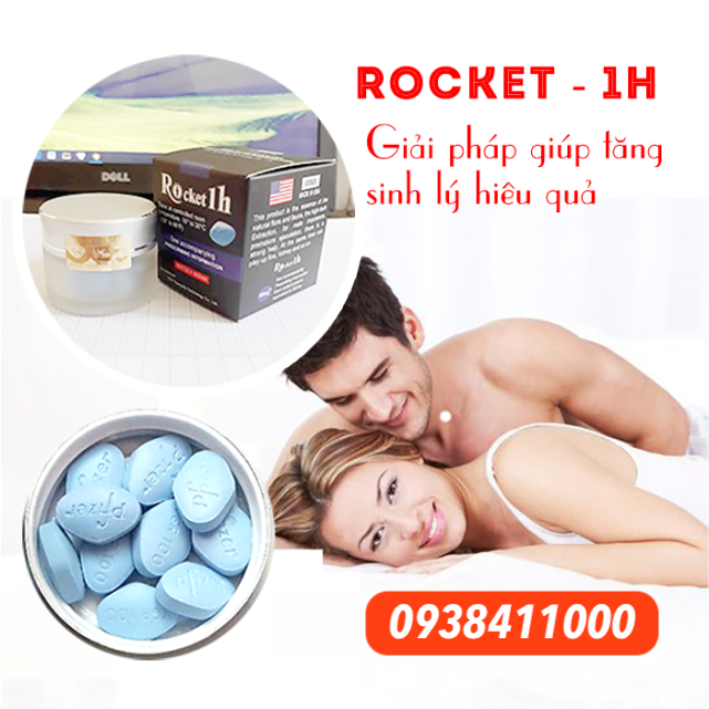 Đại lý Rocket 1h Mỹ chính hãng viên uống cường dương kéo dài thời gian chống xuất tinh Nam giới giá rẻ